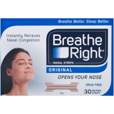 Buy Breathe Right Nasal Strip Original Sm/Med- 30 strips Online | Daily ...