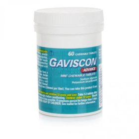 gaviscon advance chewable 60 tablets mint reviews