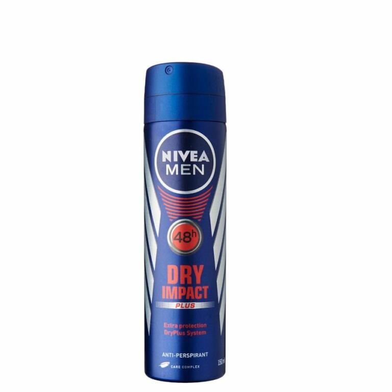 Buy Nivea For Men Dry Impact Deodorant Spray 150ml Pack Online | Daily ...