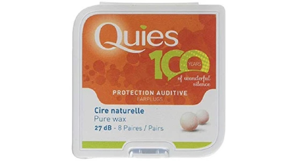 Quies Wax Ear Plugs 8 Pairs - Auditive Protection Wax Plugs