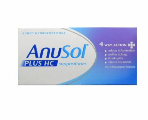 Buy Anusol Plus HC Suppositories 12 Pack Online | Daily Chemist